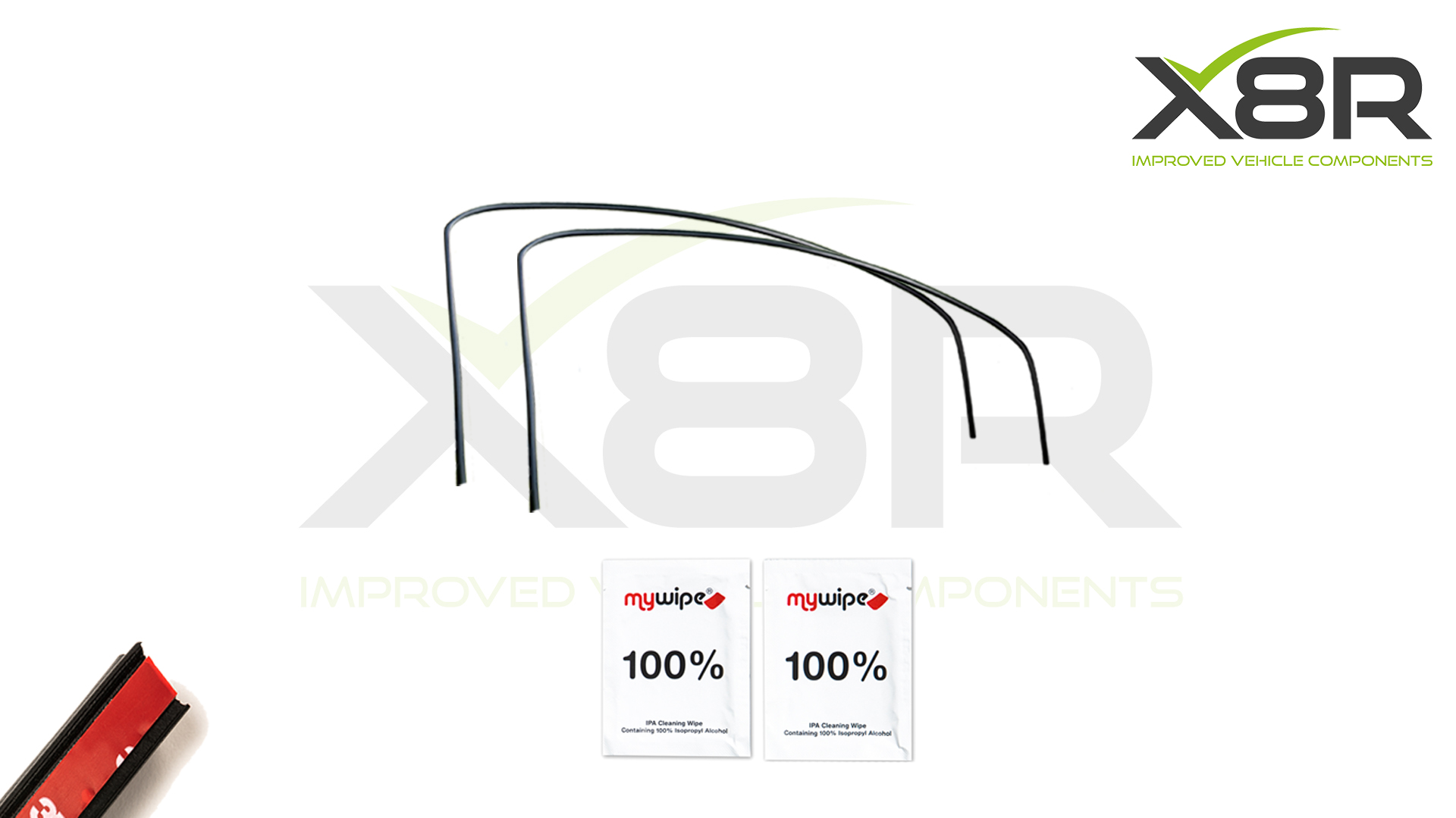 2 x Door Seals for Front/Rear Upgraded Seals Kit for Toyota AYGO